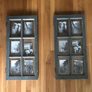 Wooden Window Picture Frame